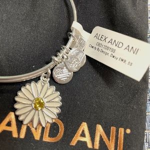Alex and Ani Daisy Bangle NWT
